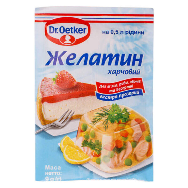 Желатин харчовий Dr.Oetker 9 гр