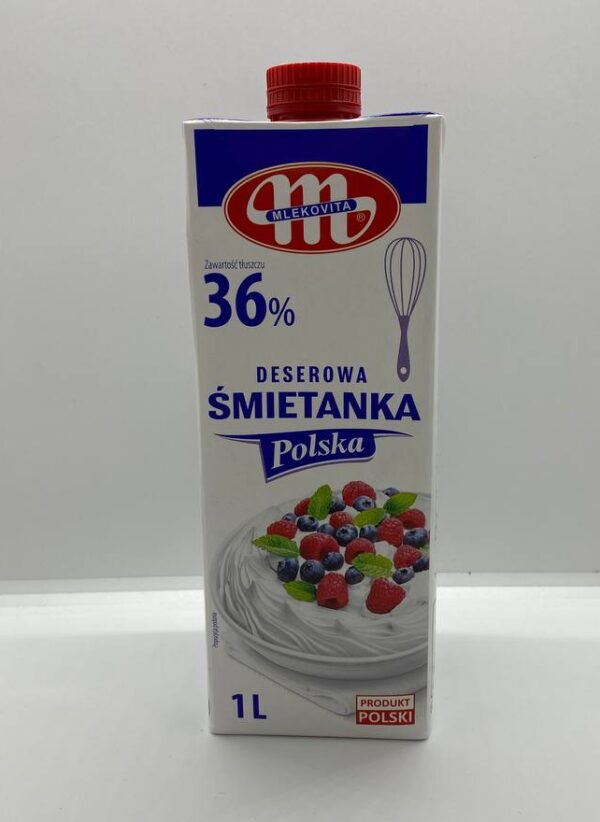 Вершки тваринні TM Mlekovita Smietanka 36 %