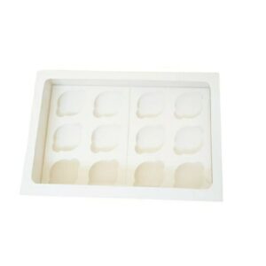 Коробка для 12 капкейків, кексів, 354*241*90мм