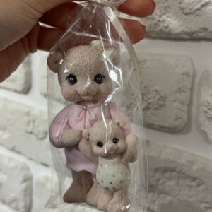 Шоколадна фігурка Два ведмедики рожеві