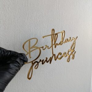 Топер акриловий Birthday Princess