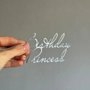 Топер акриловий Birthday Princess