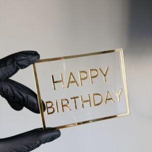 Топер Happy Birthday