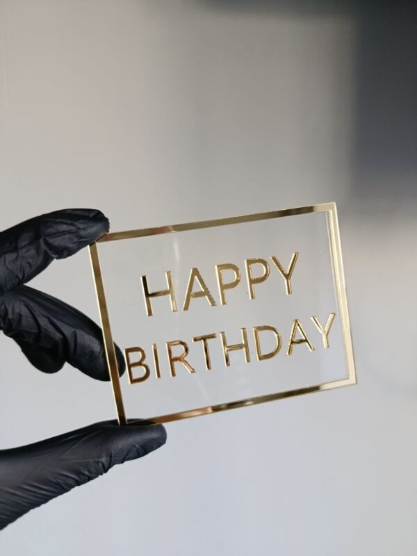 Топер Happy Birthday
