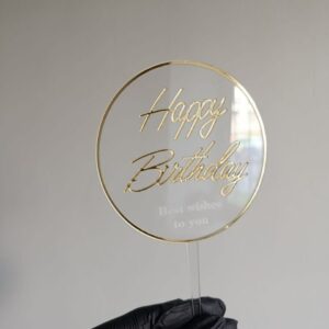 Топер Happy Birthday