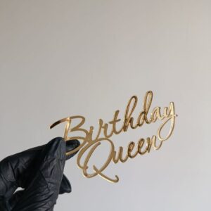 Топер акриловий Birthday Queen
