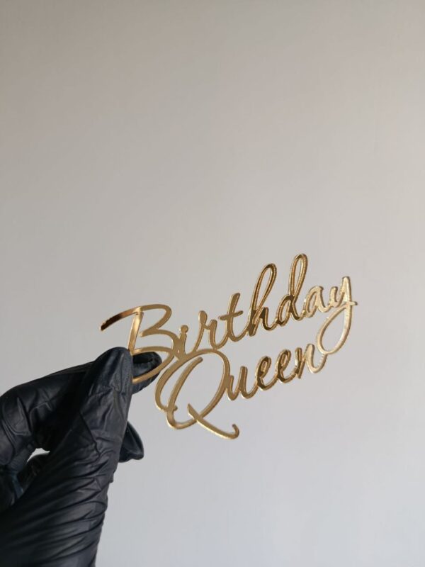 Топер акриловий Birthday Queen