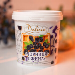 Джем термостабільний із шматочками фруктів «Чорниця-ожина» 0.5кг