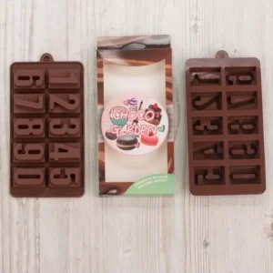 Силіконова форма Цифри в прямокутнику 4см