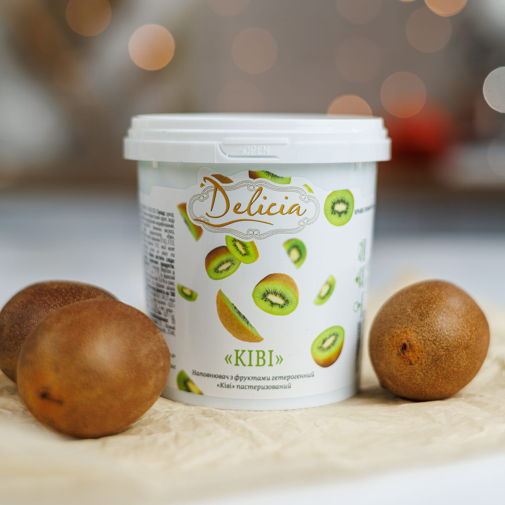 Джем із шматочками фруктів «Ківі» 0.5кг