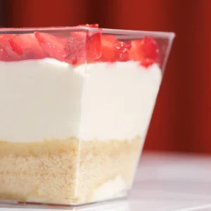 Стакан-конус Kova 120мл 60х60хh52мм прозорий з кришкою