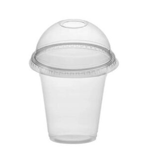Стакан з купольною кришкою з отвором 350 мл