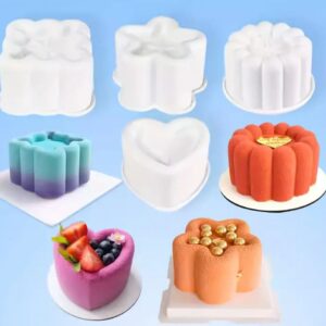 Набір силіконових форм для мусових бенто тортів