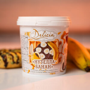 Кремовий наповнювач термостабільний «Нутелла-банан» 0.5кг