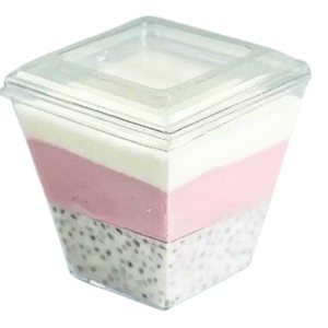 Стаканчик “Піраміда” 200 мл з кришкою