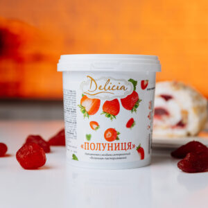 Джем із шматочками фруктів «Полуниця» 0.5кг