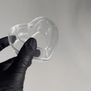 Стакан Сердечко з кришкою 1шт