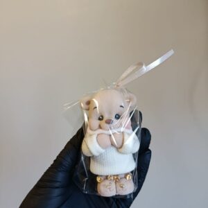 Шоколадна фігурка Ведмедик в кофті