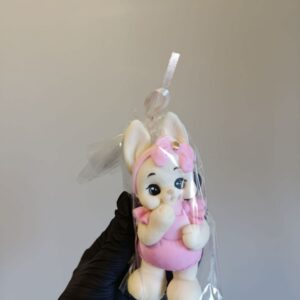 Шоколадна фігурка Зайка в комбезі