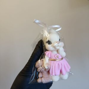 Шоколадна фігурка Зайка з ведмедиком