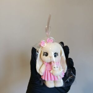 Шоколадна фігурка Зайка з єдиноріжкою