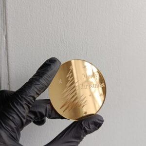 Топер монета Merry Christmas з ялинкою