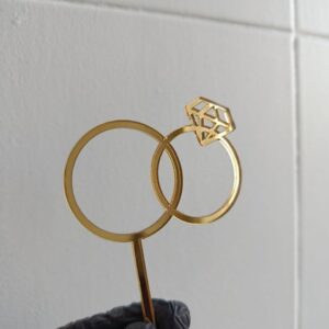 Топер Обручки міні на шпажці