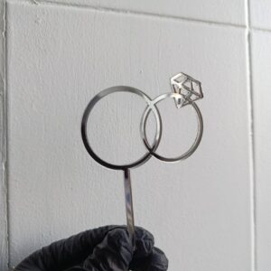 Топер Обручки міні на шпажці