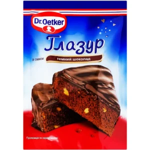 Глазур Dr.Oetker темний шоколад 100 г