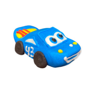 Кондитерська цукрова прикраса “Машинка середня синя”