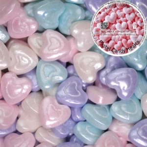 Кондитерська посипка Pastel Candy Hearts – 106 мл