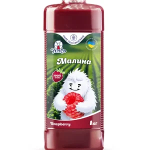 Малина пюре пастеризоване 1 кг Yetico