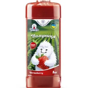 Полуниця пюре пастеризоване 1 кг Yetico