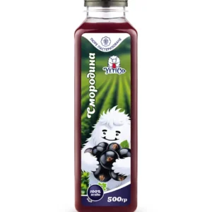 Смородина чорна пюре пастеризоване 0,5 кг Yetico